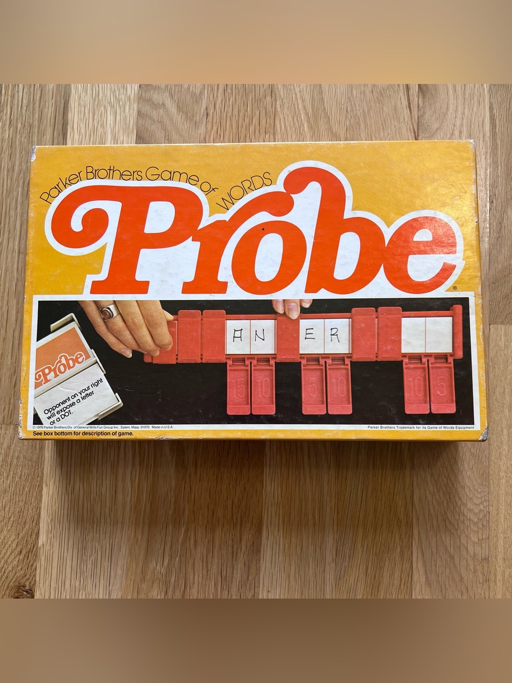 Probe Vintage Word Game by Parker Bros Complete Game, 1970s, Collectable